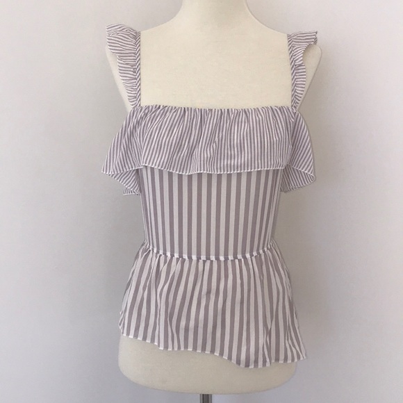 NWT Victoria’s Secret striped shirt- XS - Picture 1 of 7